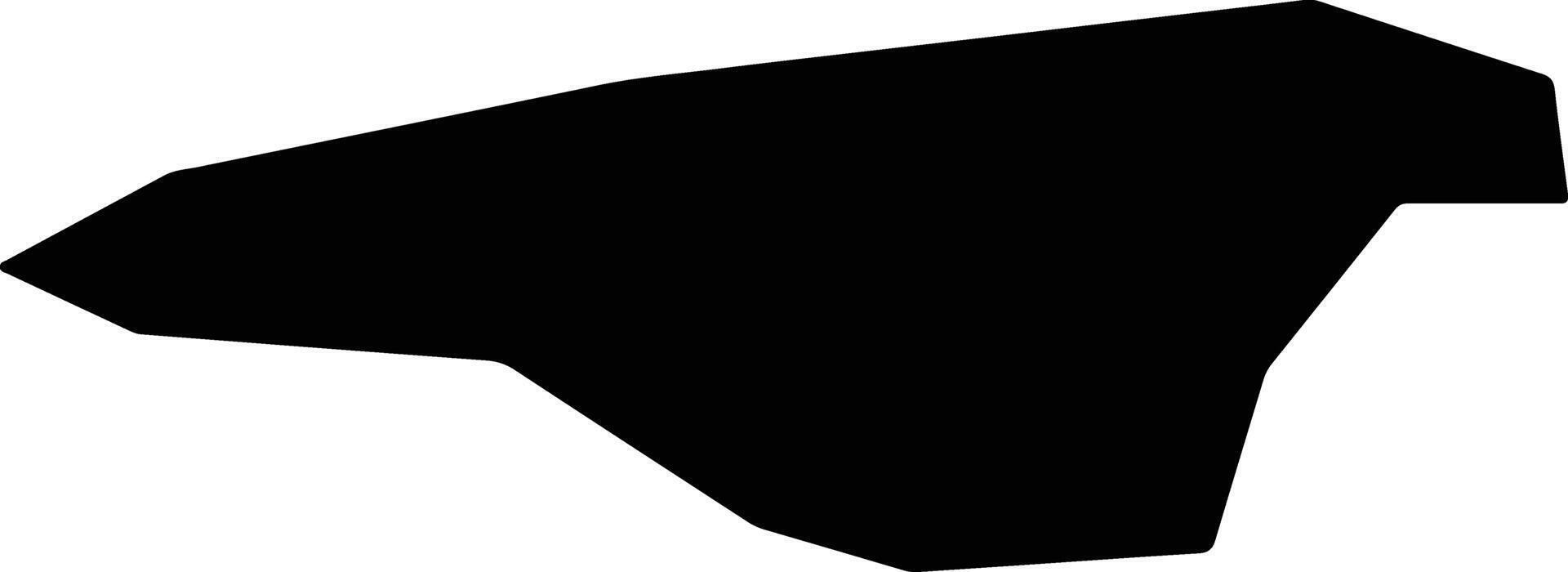 Hariema Jordan silhouette map vector