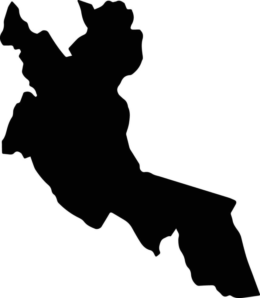 Harmons Jamaica silhouette map vector