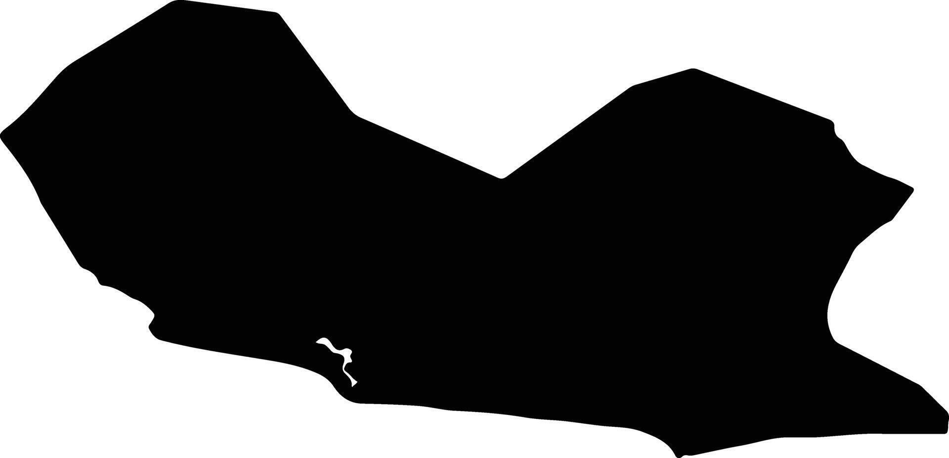 Harper Liberia silhouette map vector