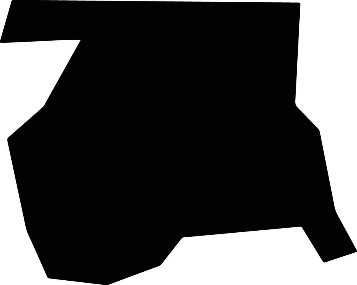 Hartford United States silhouette map vector