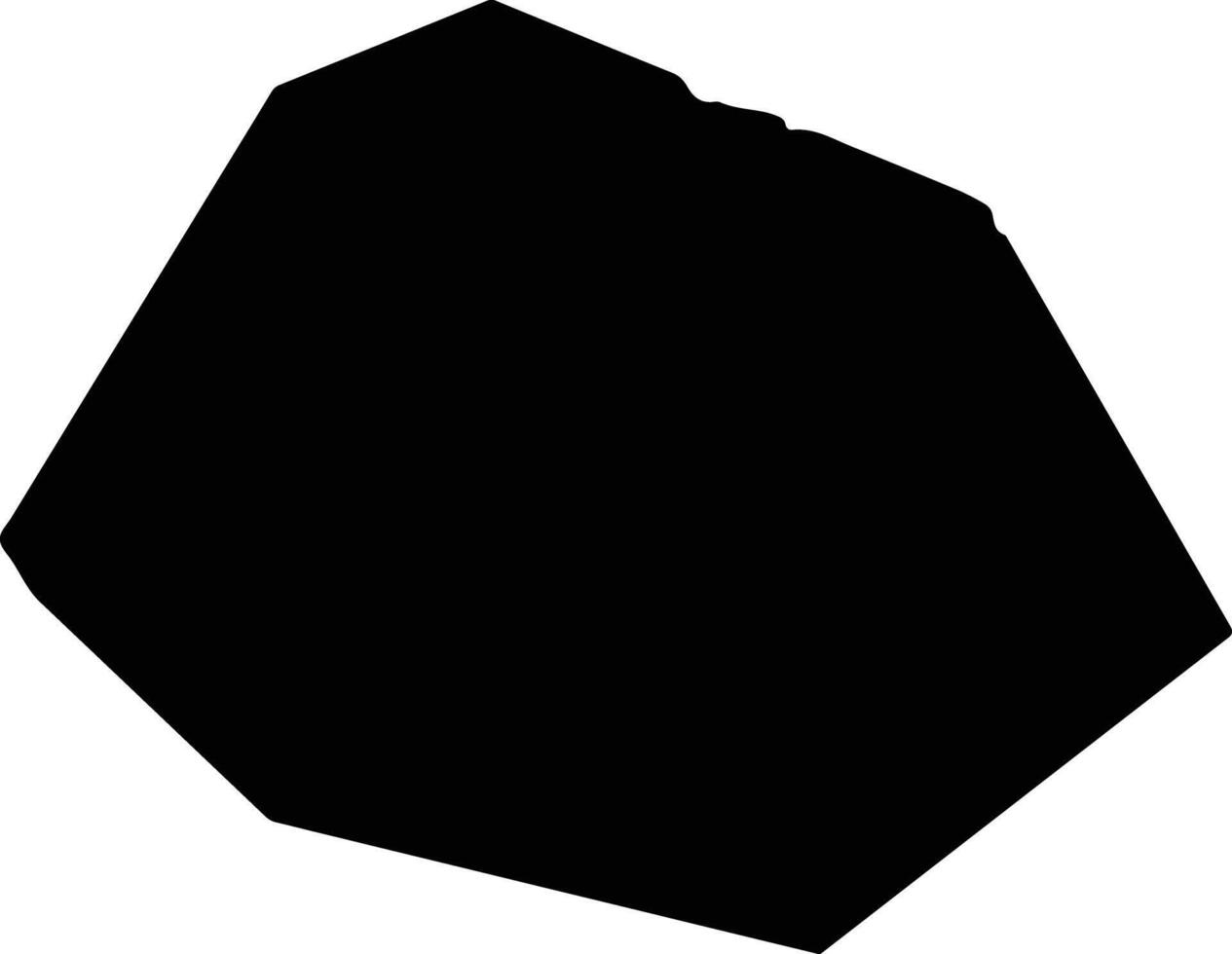 Has Albania silhouette map vector