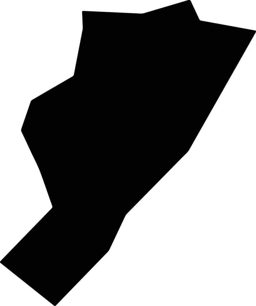 Hashima Japan silhouette map vector