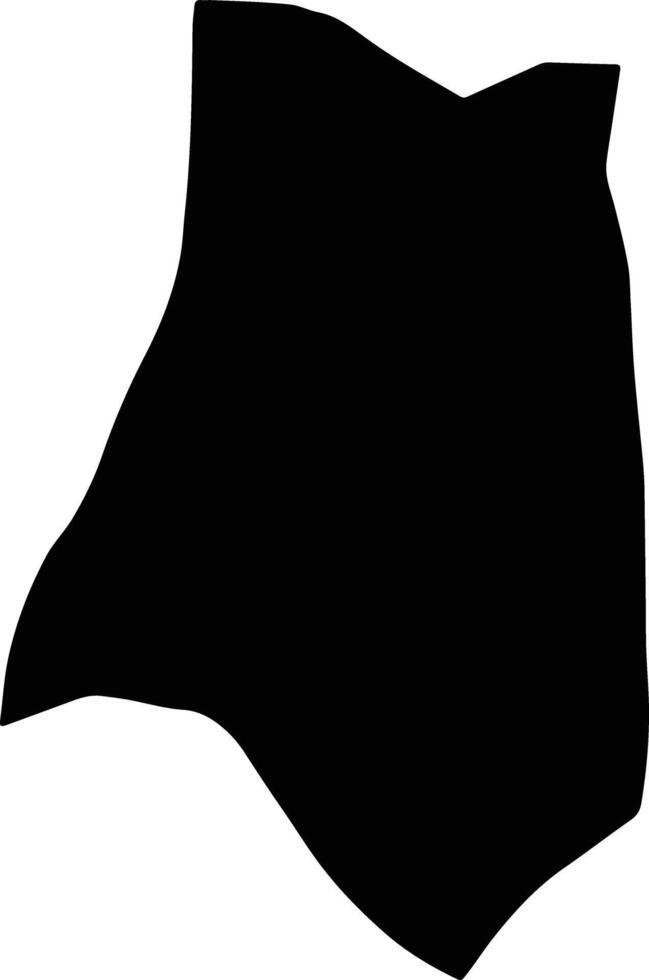 Hat Yemen silhouette map vector