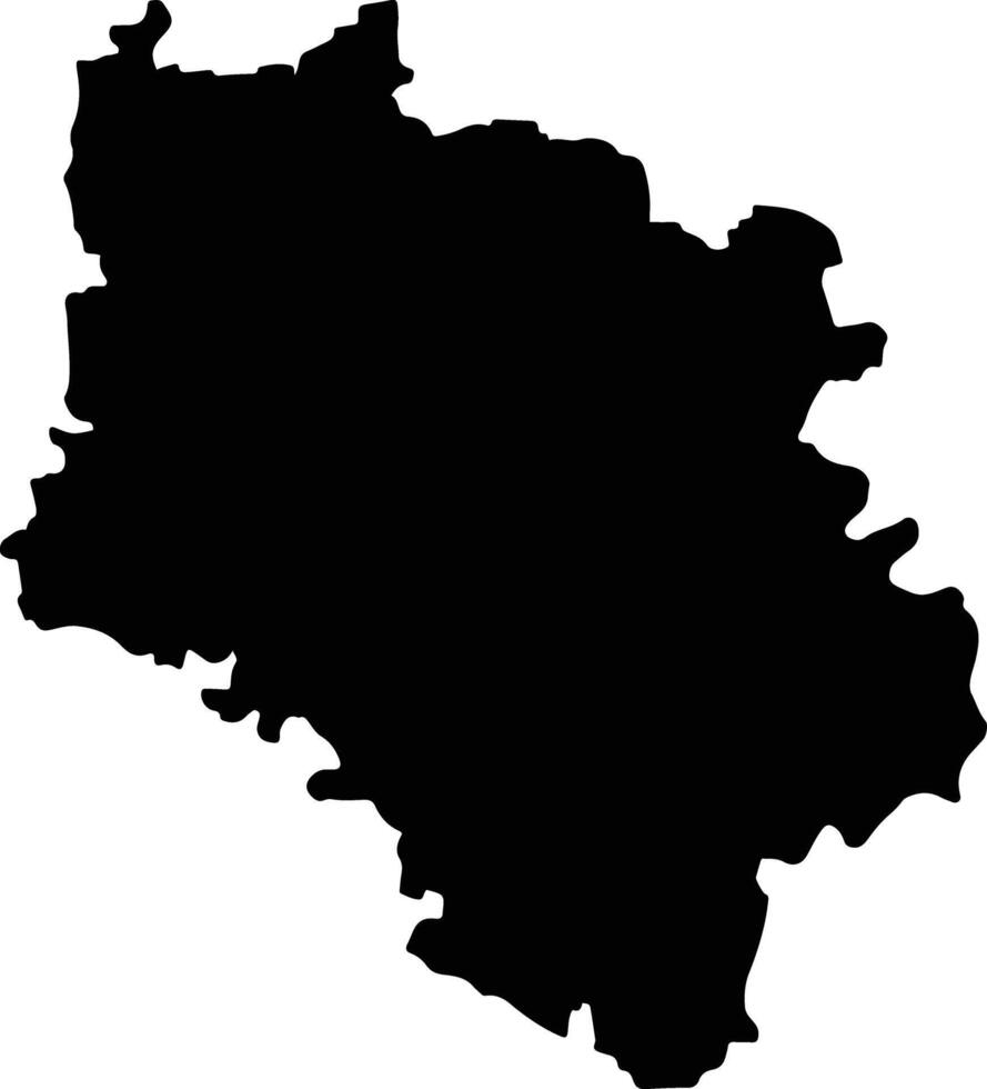 Haveri India silhouette map vector