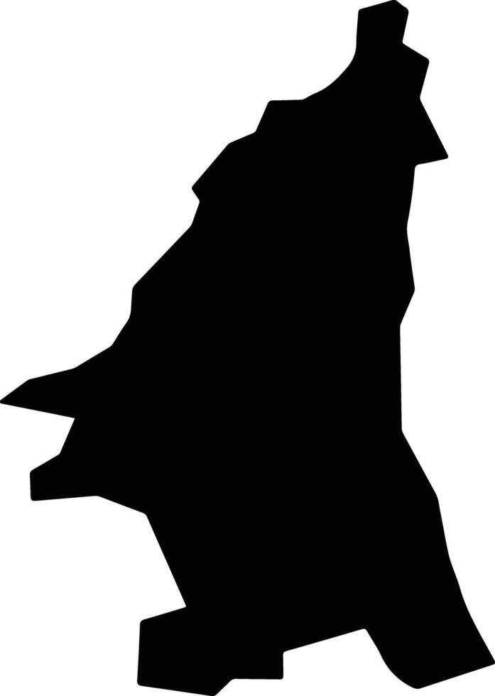 Havendale Jamaica silhouette map vector