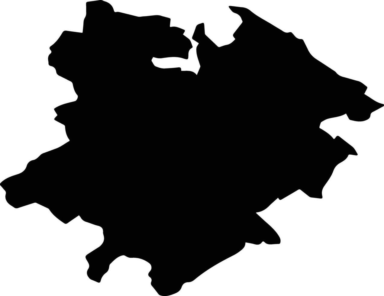 Hayrabolu Turkey silhouette map vector