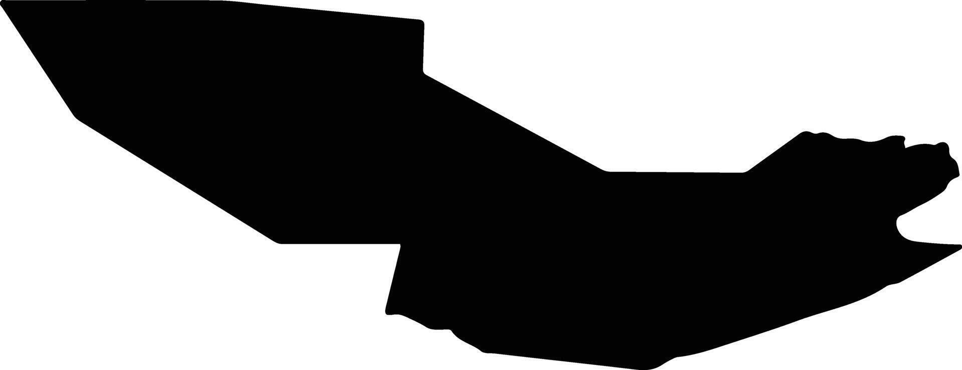 Hedensted Denmark silhouette map vector