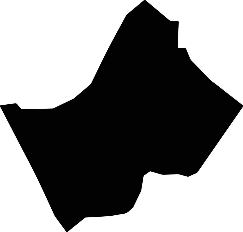 Heet Iraq silhouette map vector