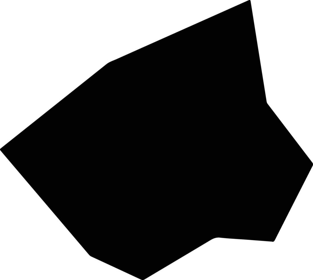 Heishanxian China silhouette map vector