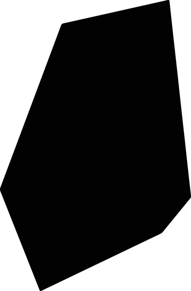 Hengfengxian China silhouette map vector