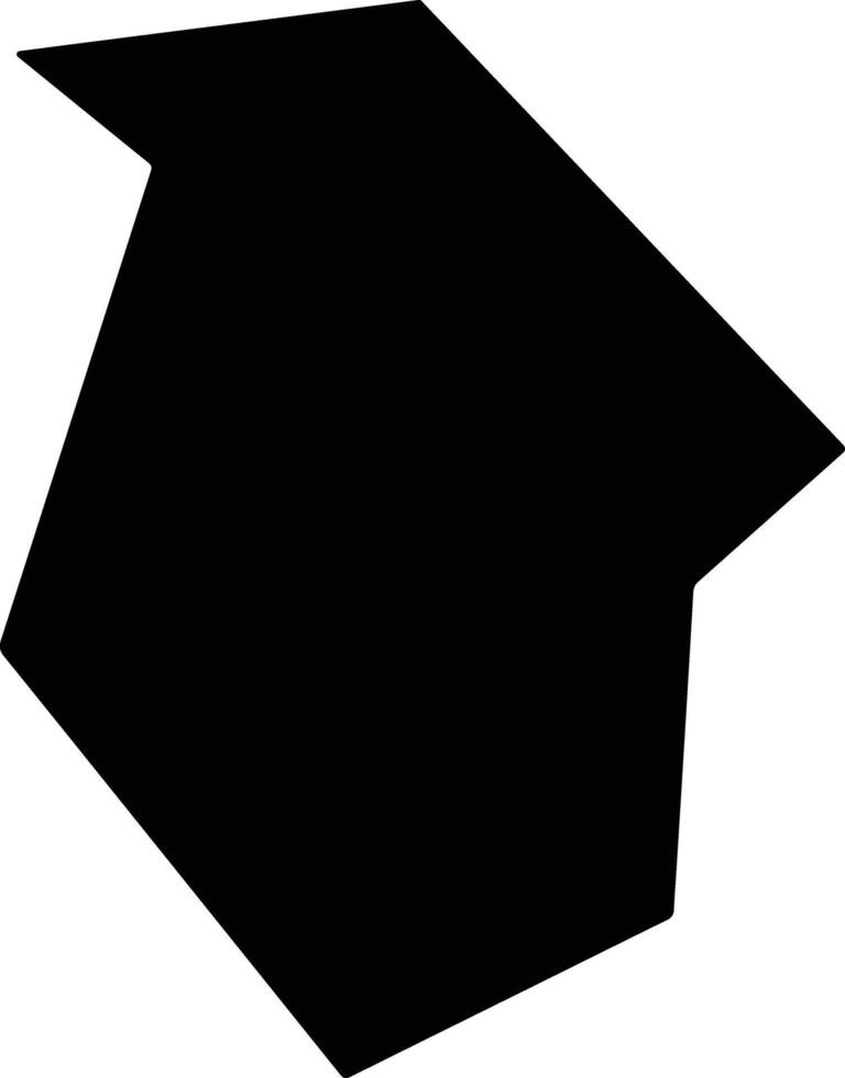 Hequxian China silhouette map vector