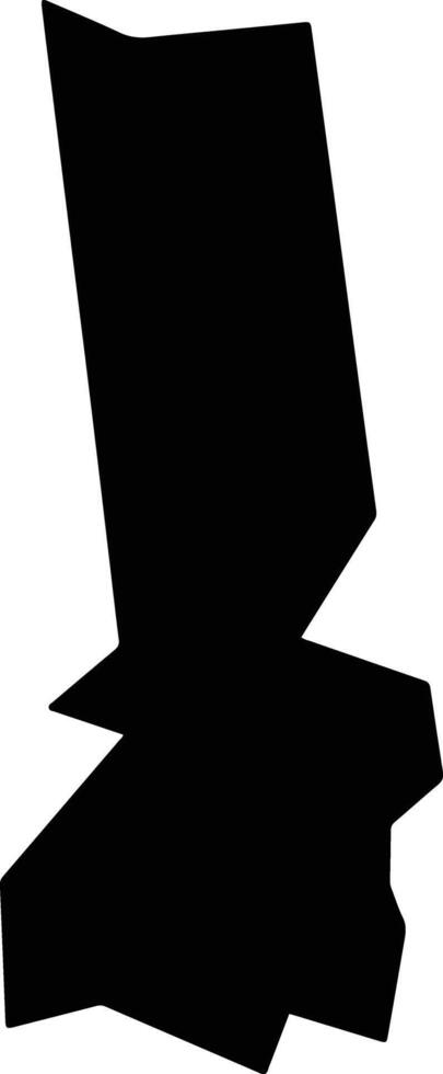 Herkimer United States silhouette map vector