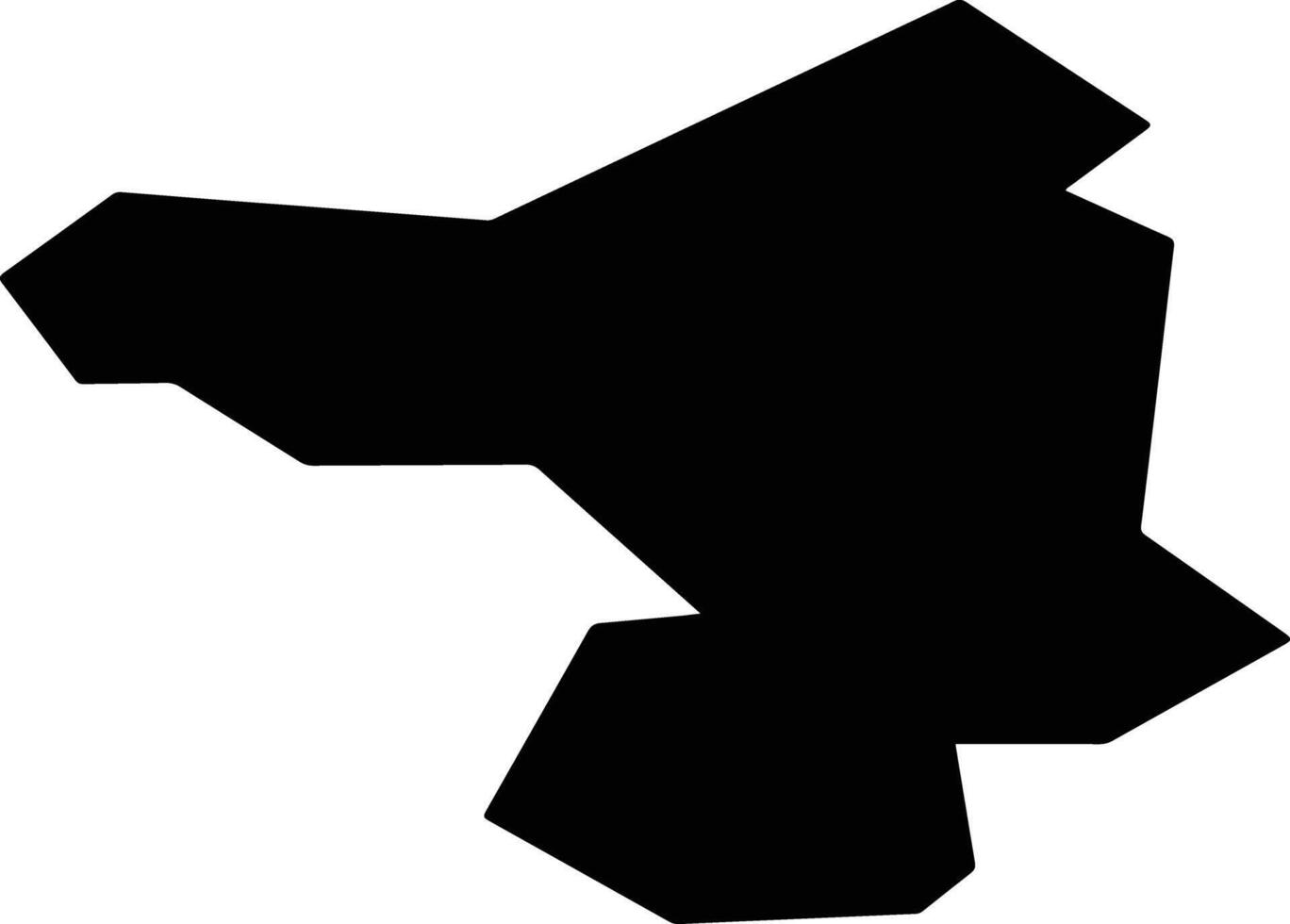 Herning Denmark silhouette map vector