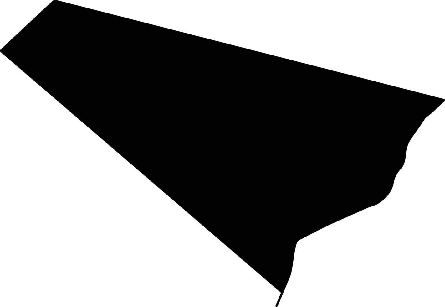 Hertsa Ukraine silhouette map vector