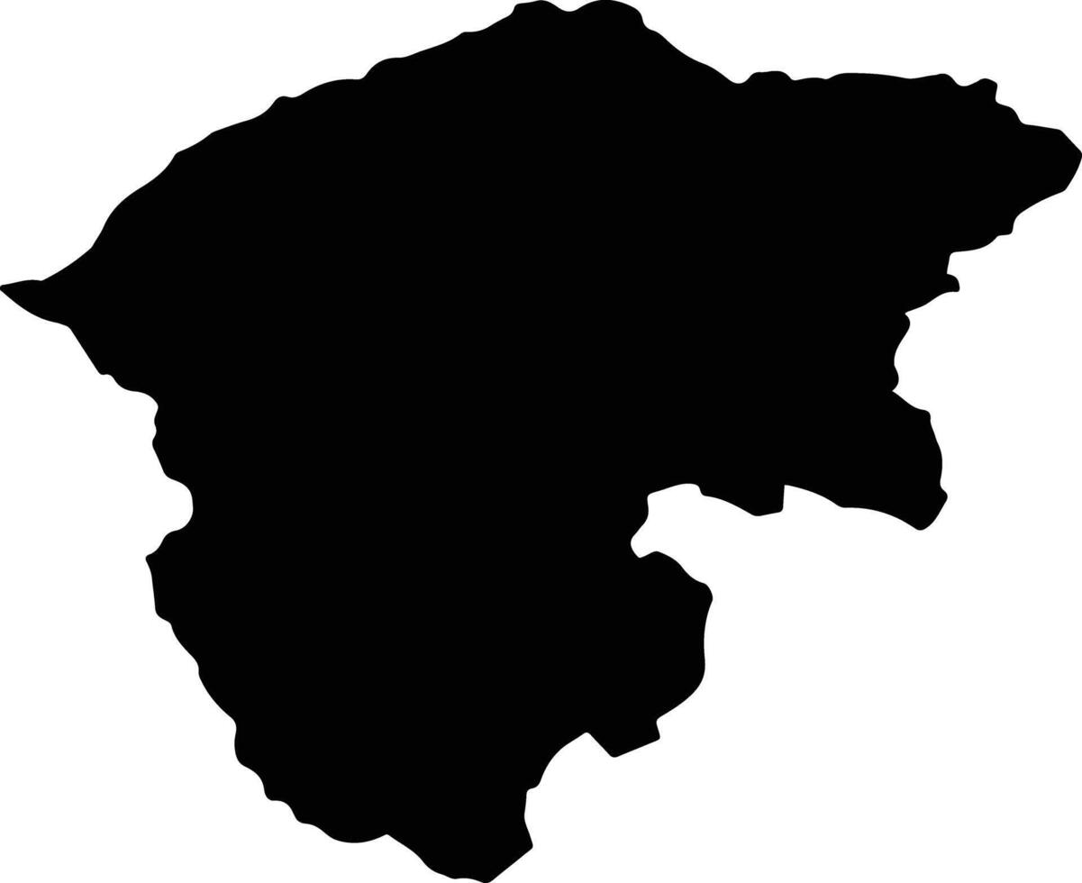 Hiep Duc Vietnam silhouette map vector