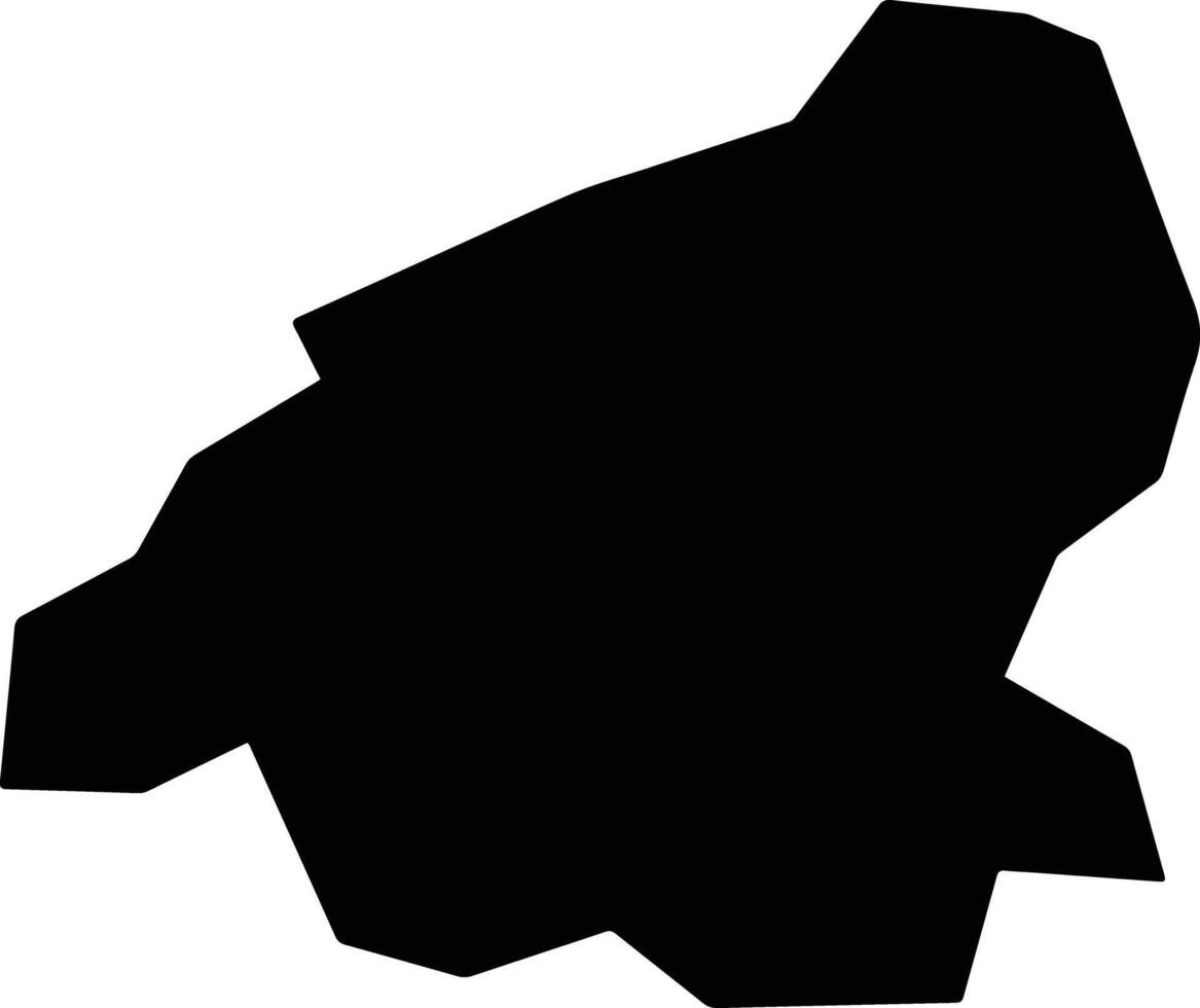 Higashiyoshino Japan silhouette map vector