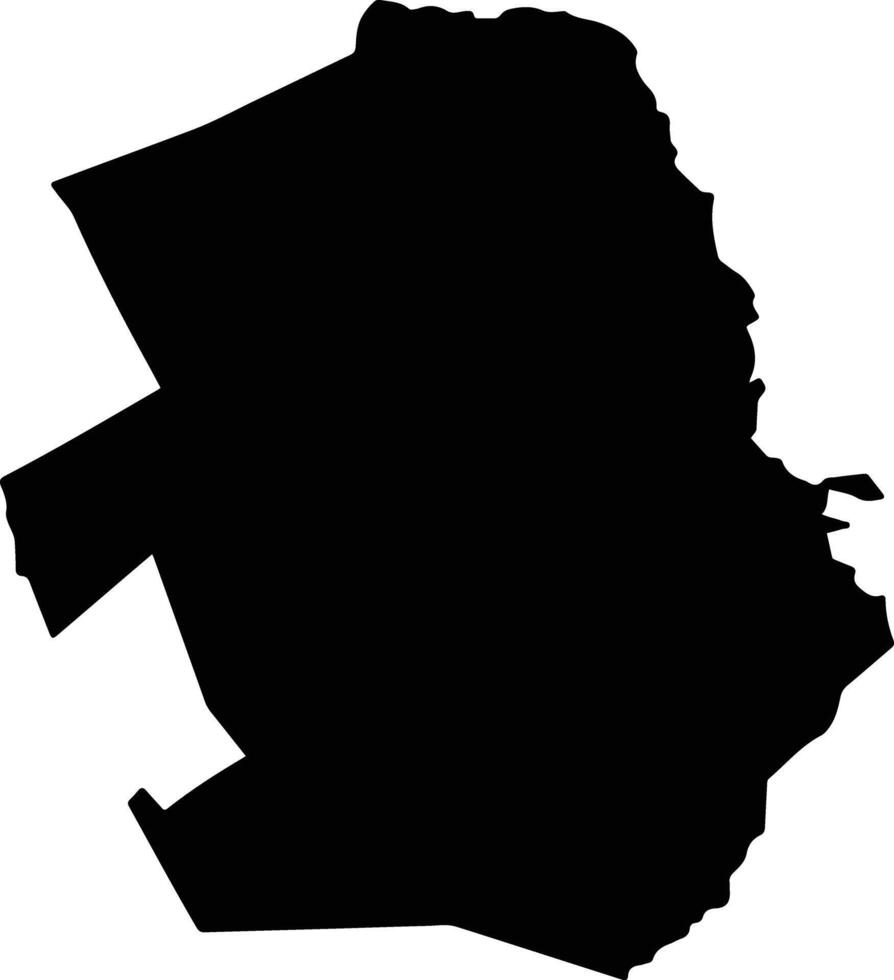 Higueras Mexico silhouette map vector