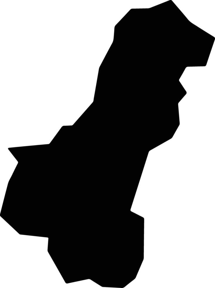 Hinokage Japan silhouette map vector