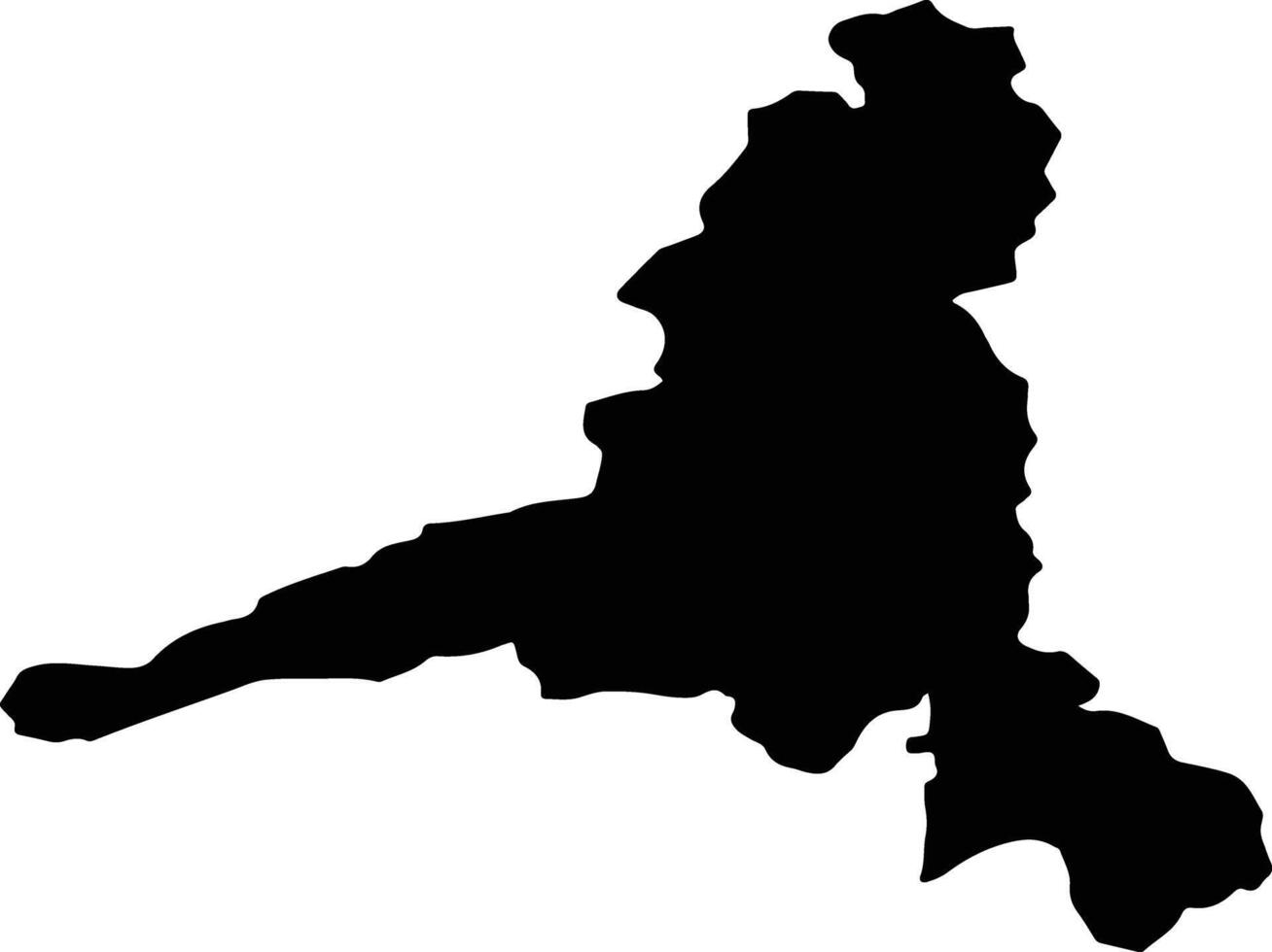 Hinterrhein Switzerland silhouette map vector