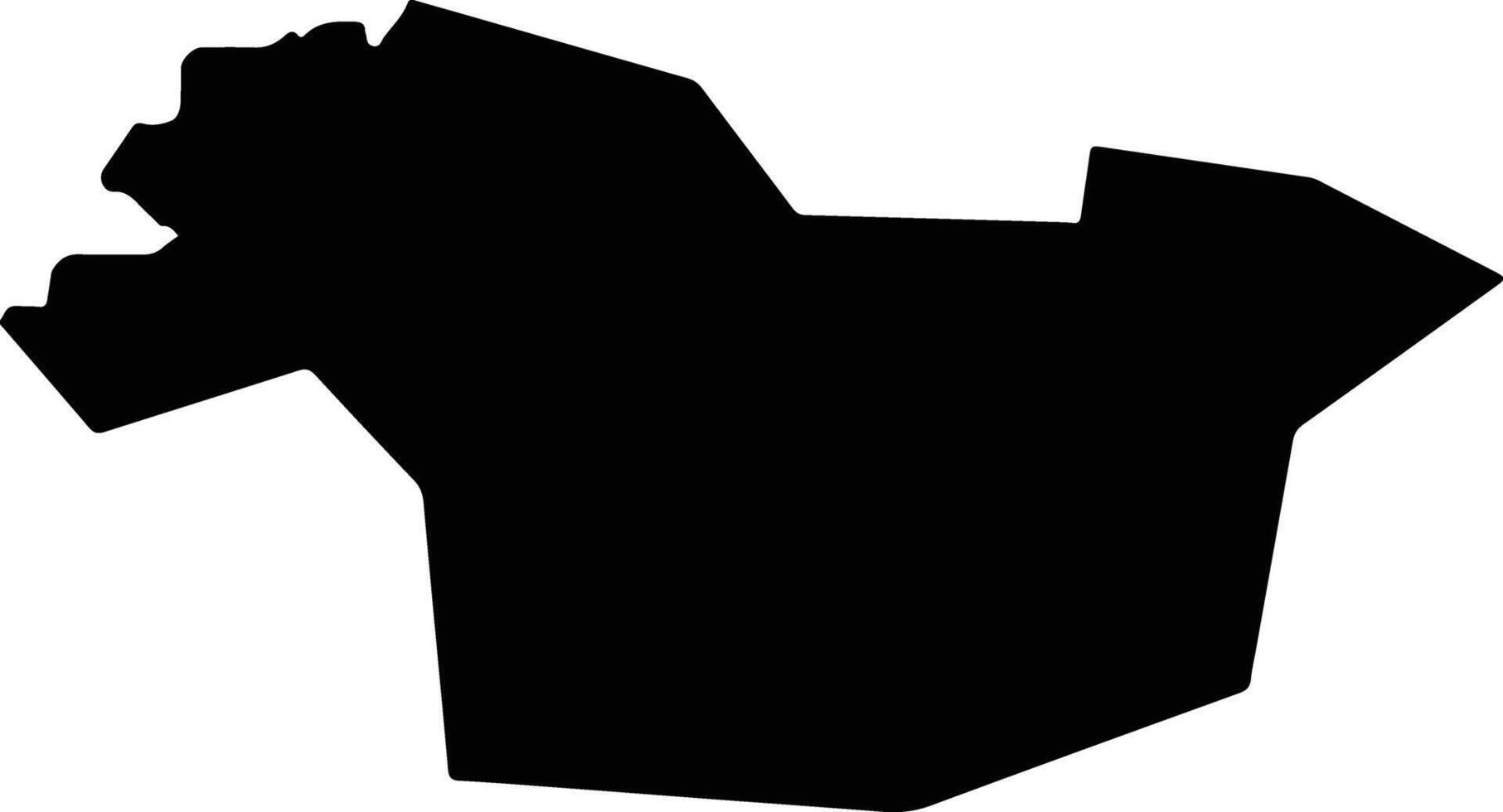 Hirogawa Japan silhouette map vector