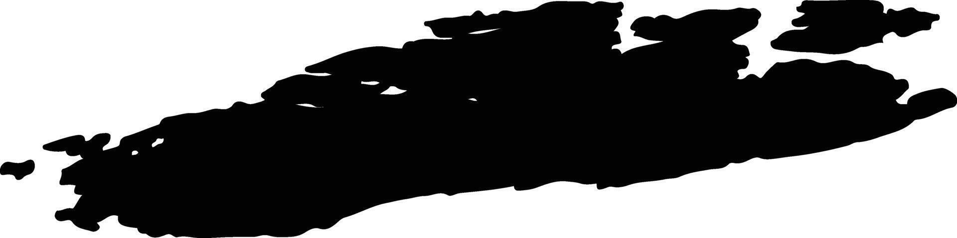 Hitra nor Norway silhouette map vector