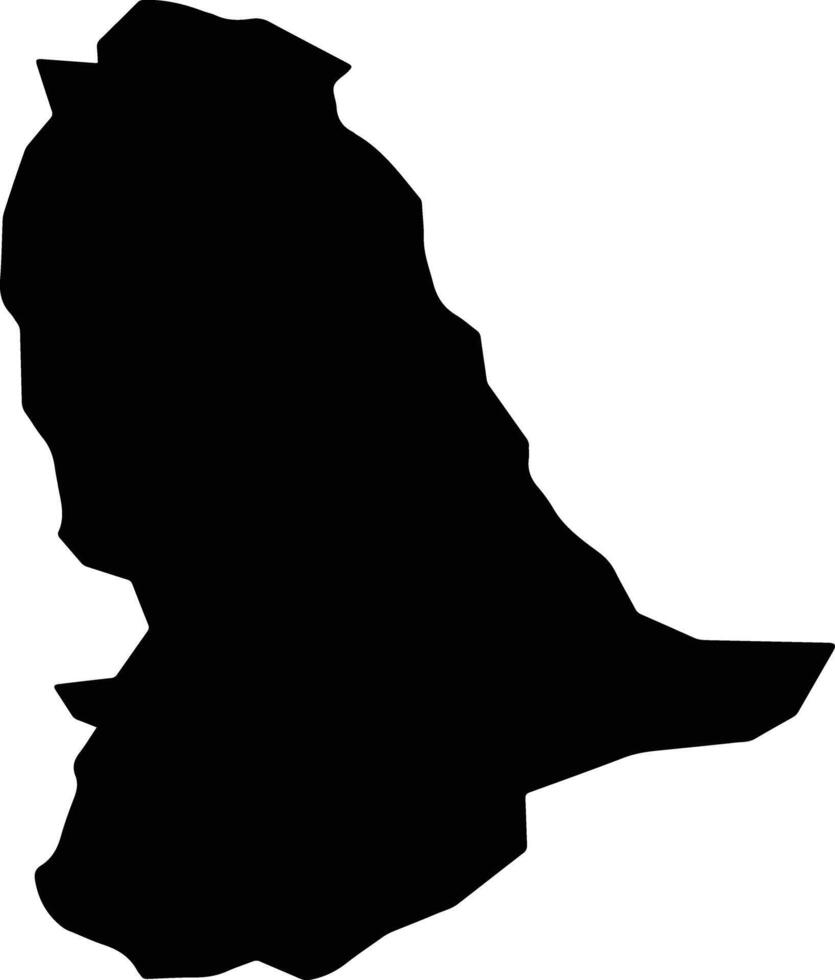 Hochdorf Switzerland silhouette map vector