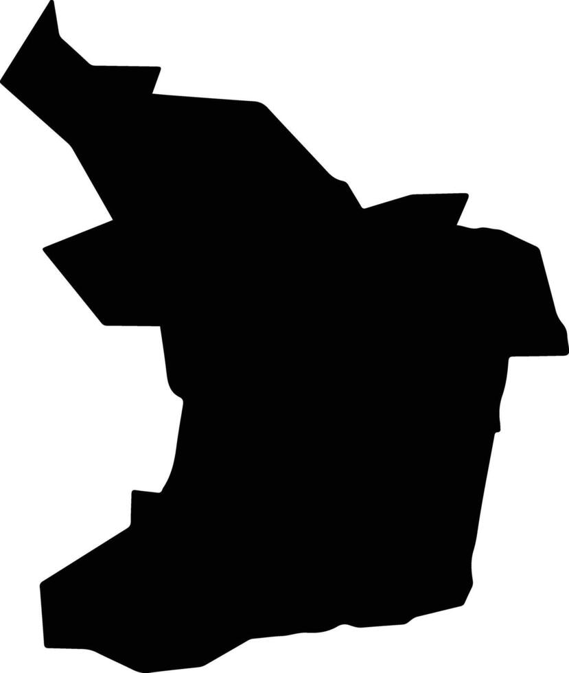Hodoj Slovenia silhouette map vector