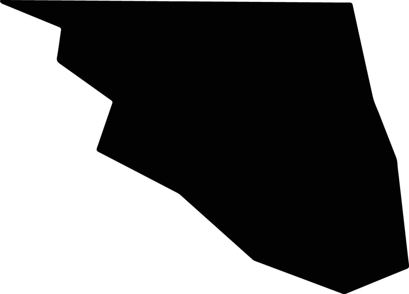 Holt United States silhouette map vector