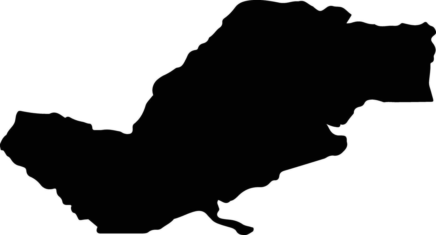 HOMOROD Romania silhouette map vector