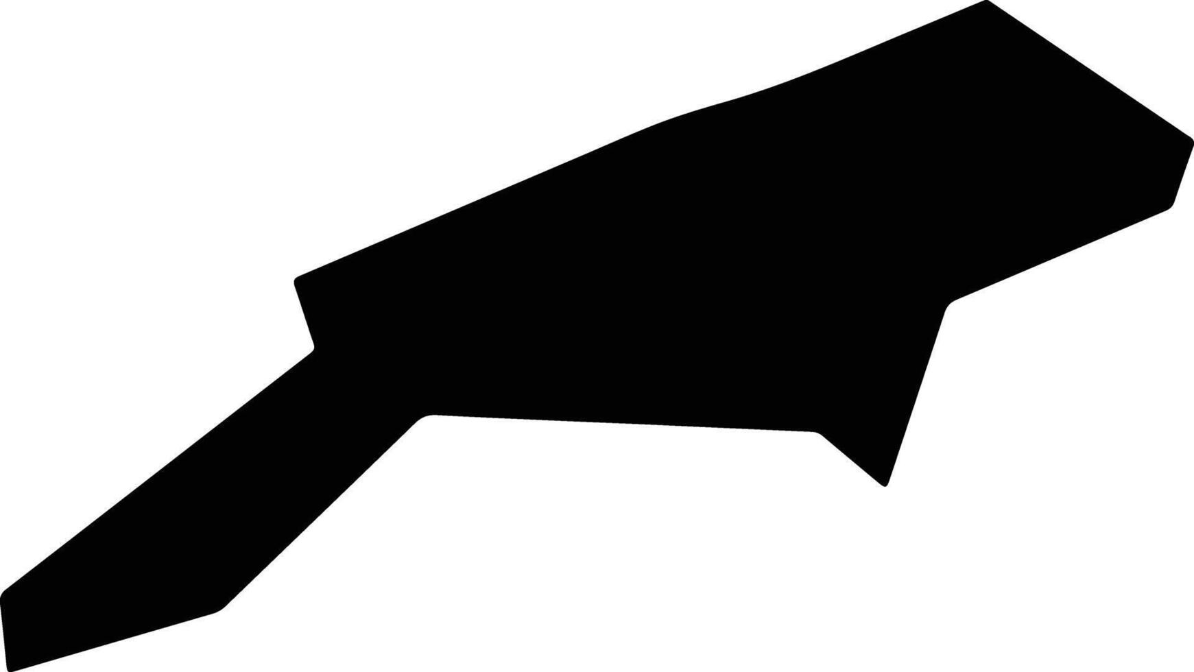 Hongzexian China silhouette map vector