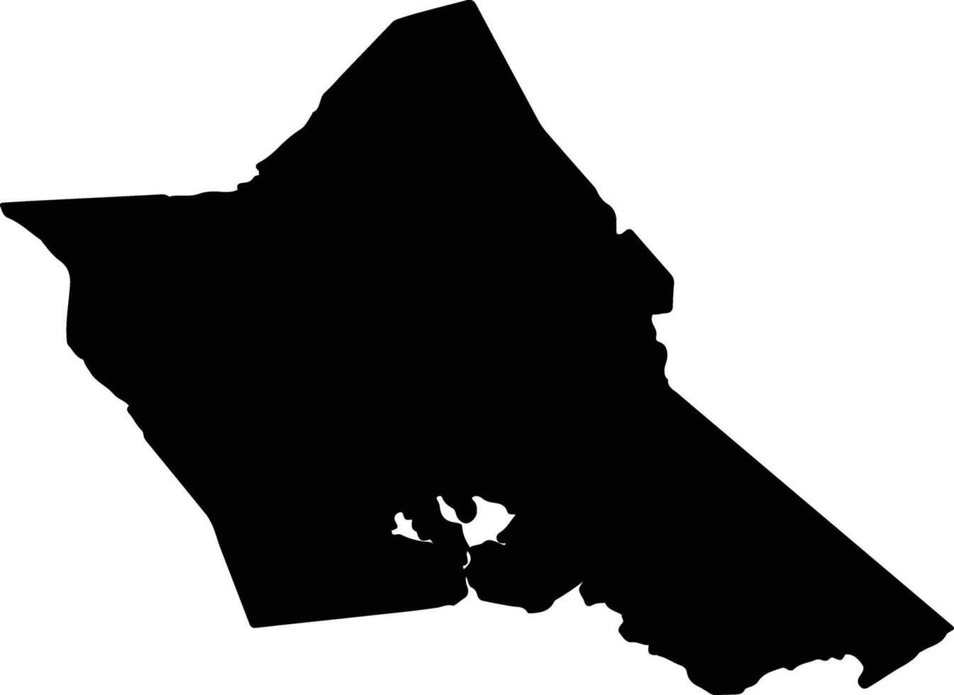Honolulu United States silhouette map vector