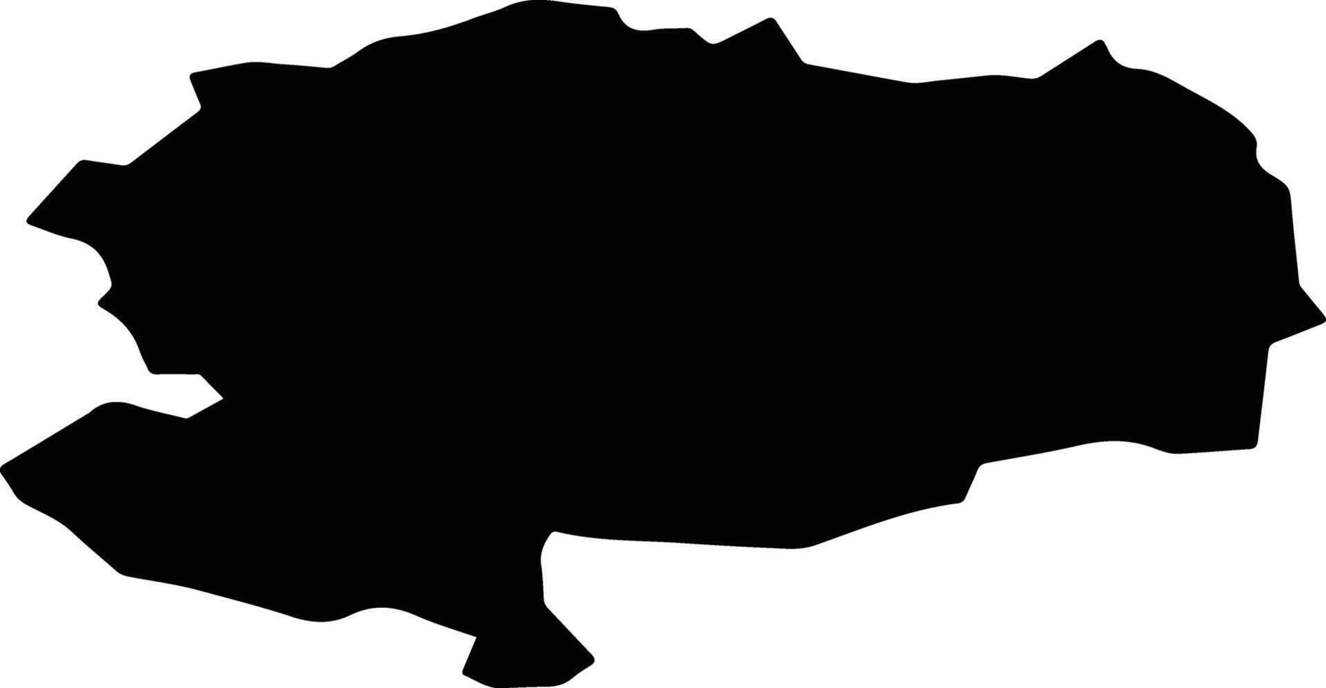 Horjul Slovenia silhouette map vector