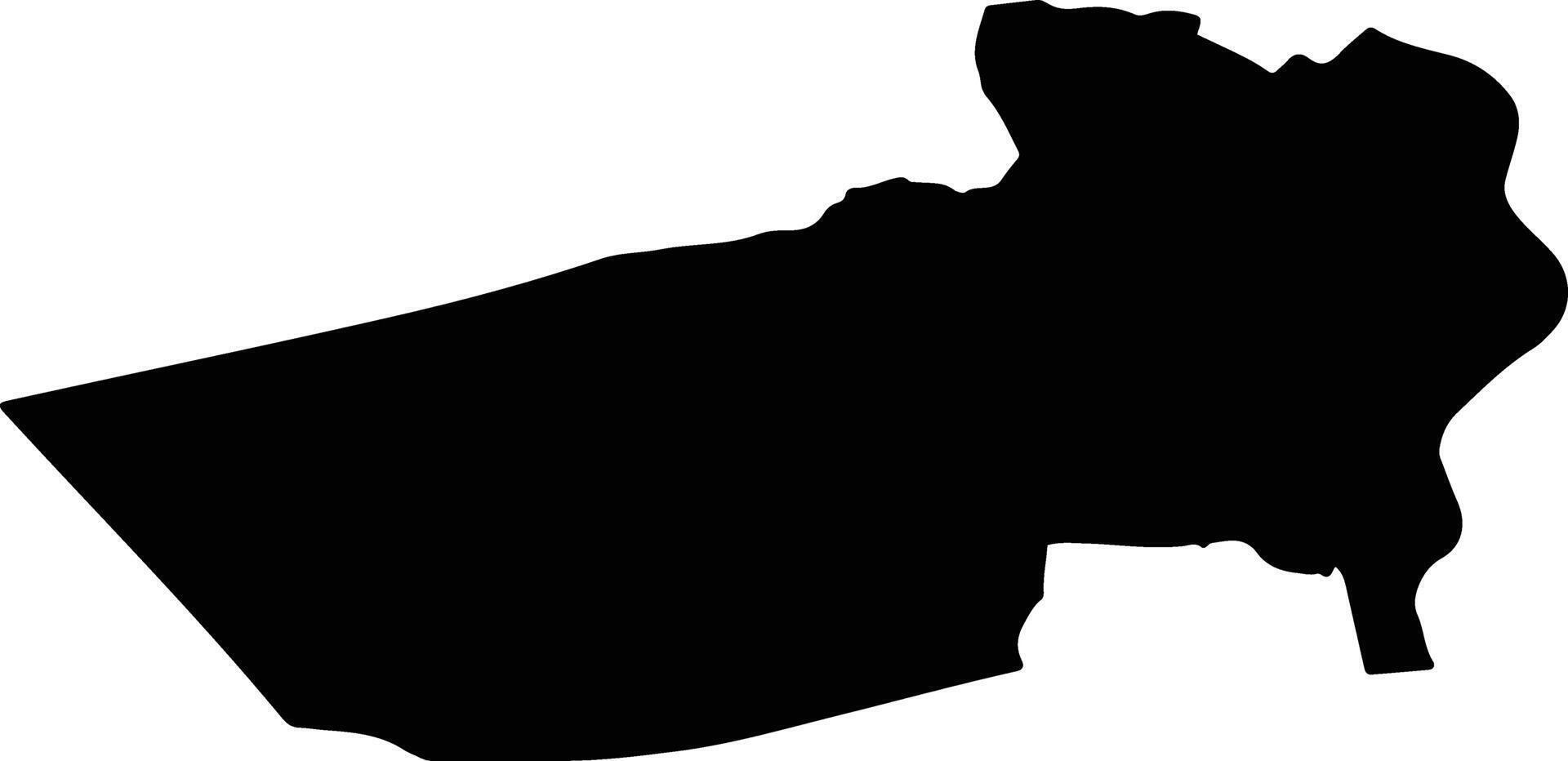 Horst aan de Maas Netherlands silhouette map vector