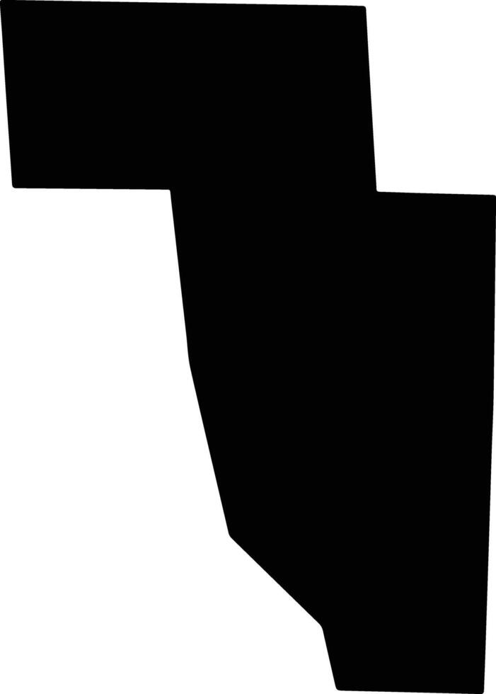 Howard United States silhouette map vector