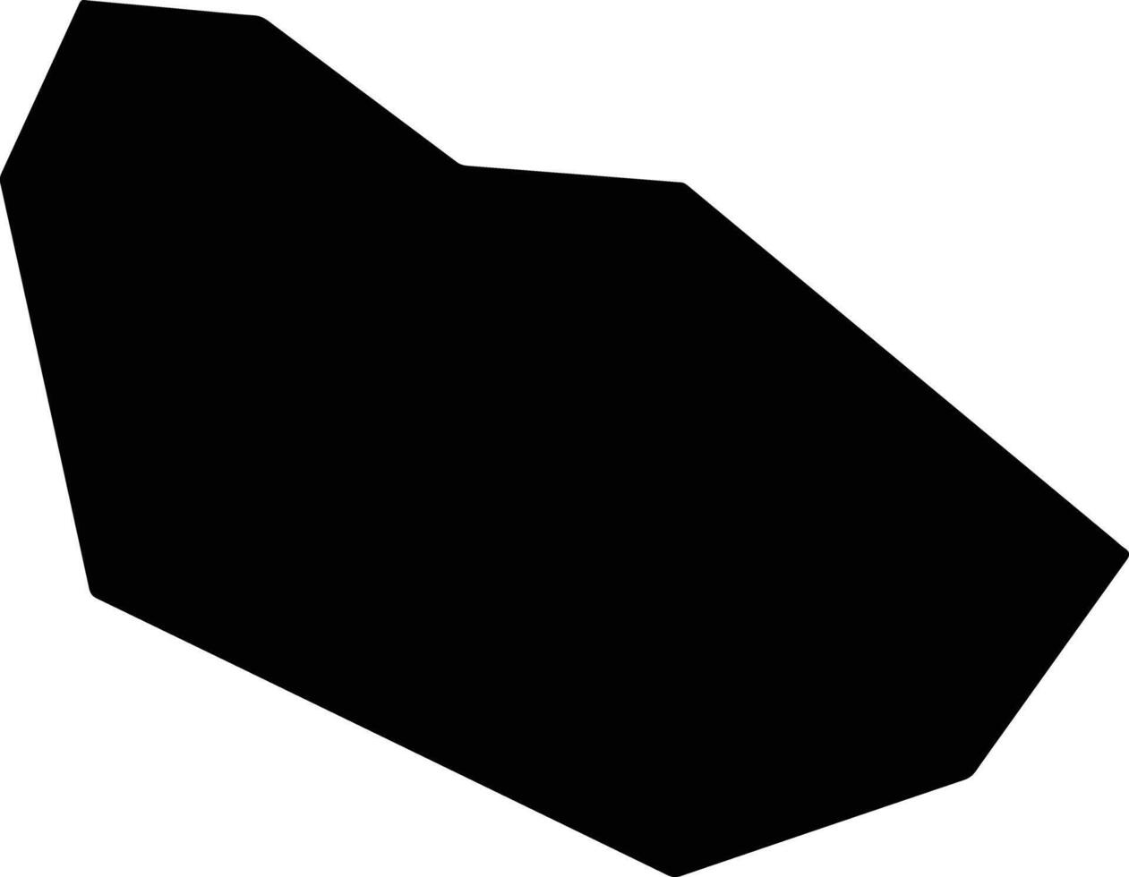 Huaibinxian China silhouette map vector