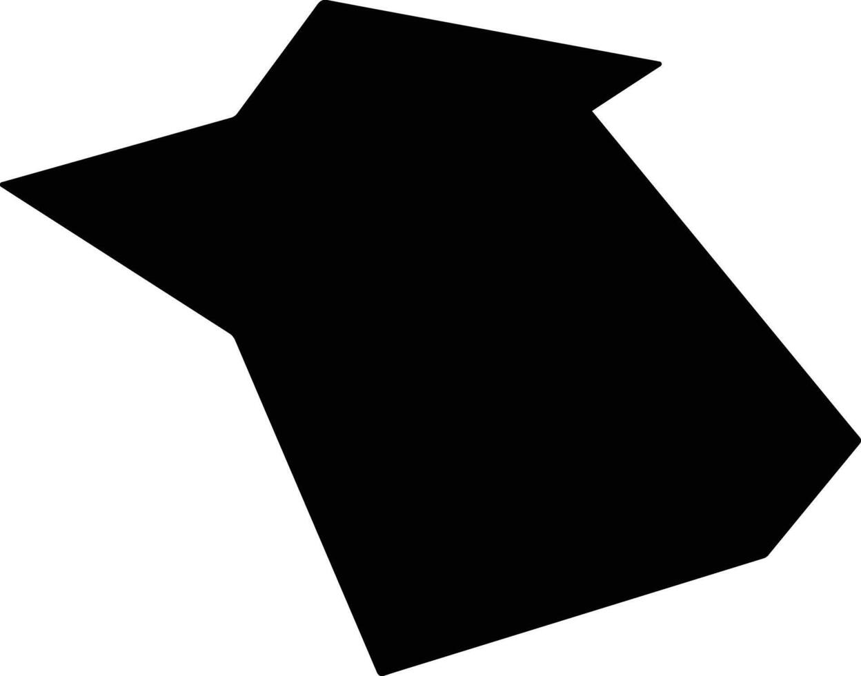 Huailaixian China silhouette map vector