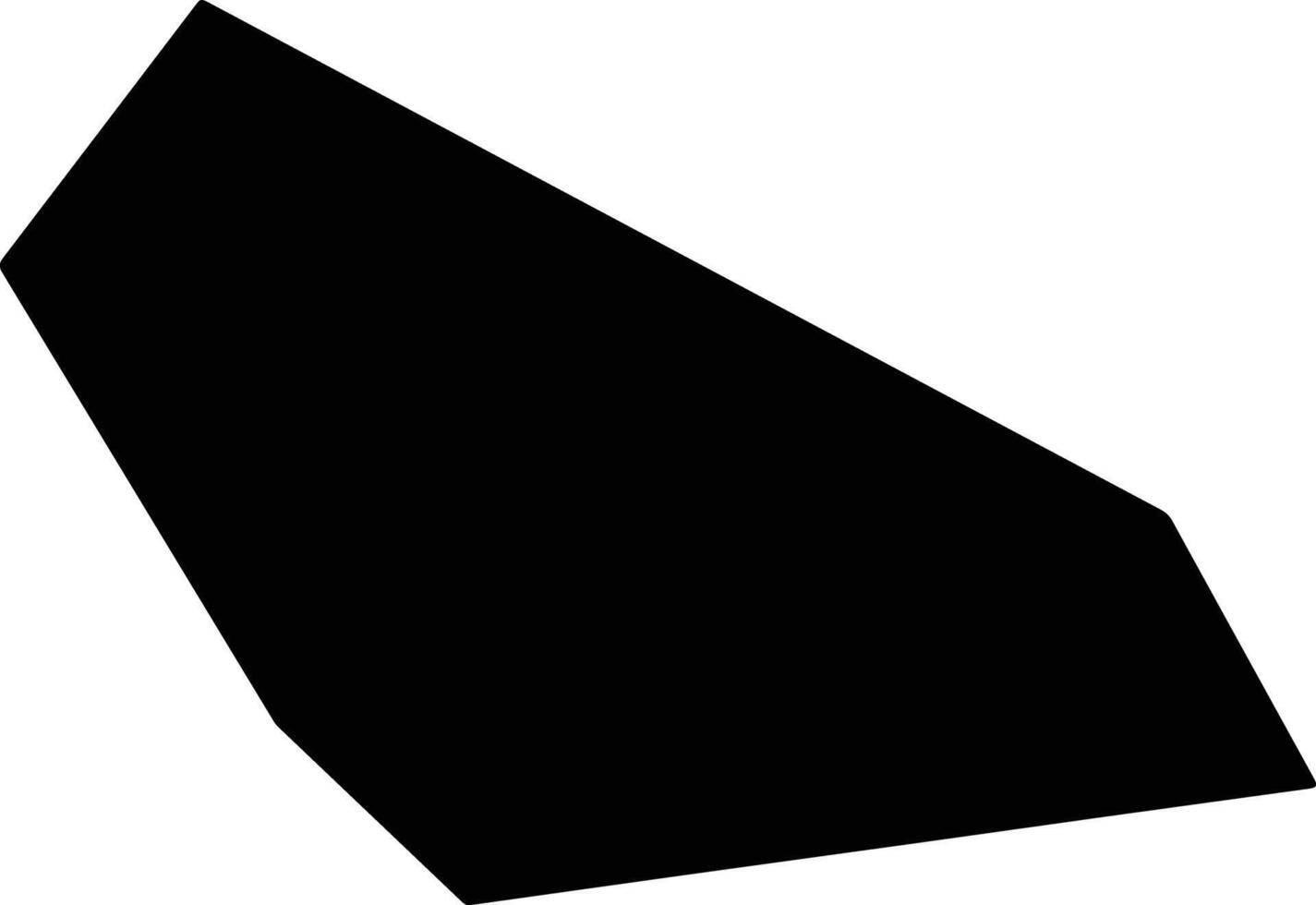 Huainanshi China silhouette map vector