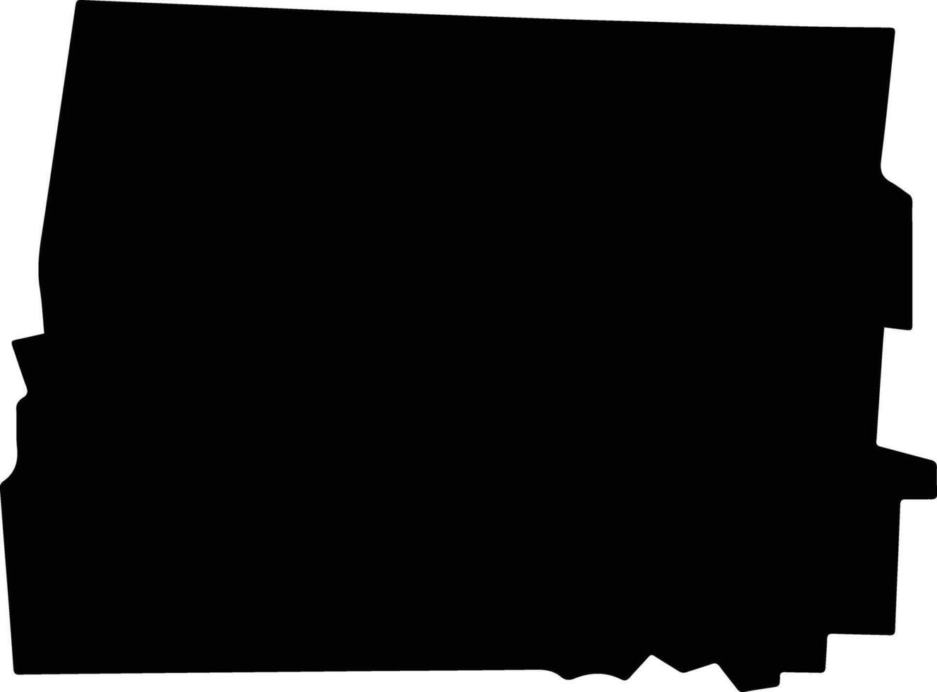 Hualahuises Mexico silhouette map vector