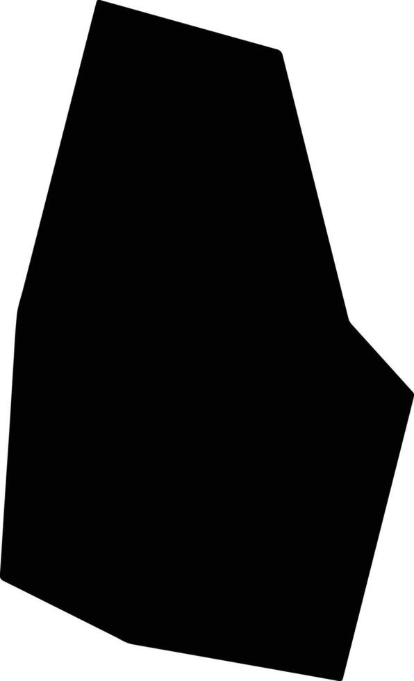 Huangpixian China silhouette map vector