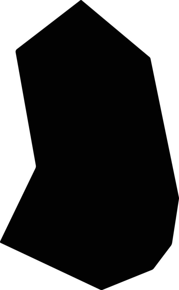 Huangmeixian China silhouette map vector