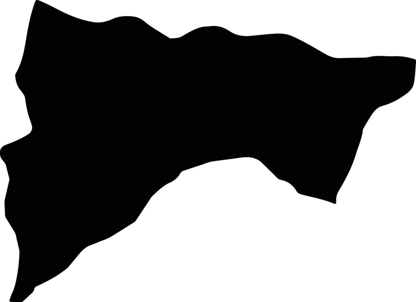 Hubuna Saudi Arabia silhouette map vector