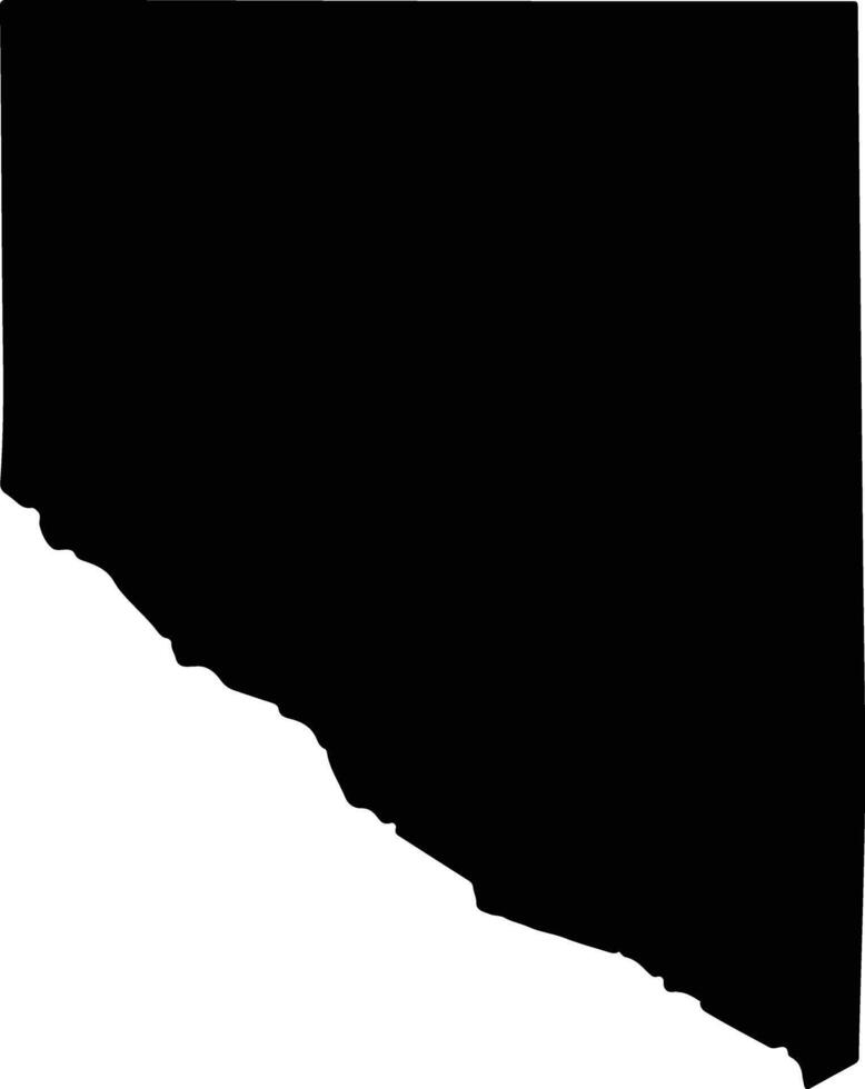 Hudspeth United States silhouette map vector