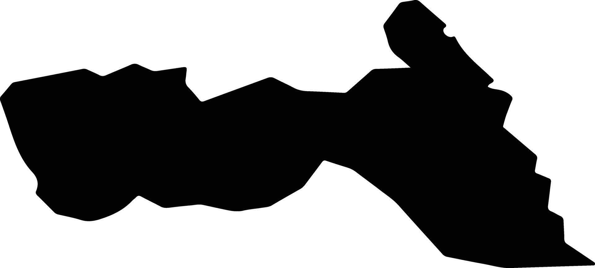 Humaxian China silhouette map vector