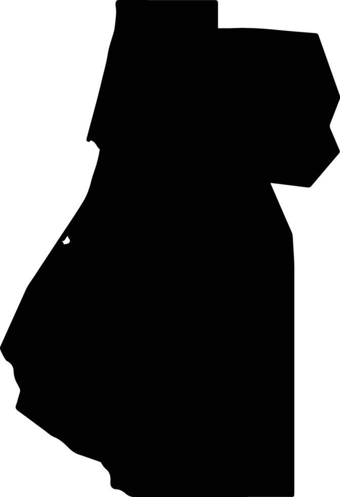 Humboldt United States silhouette map vector