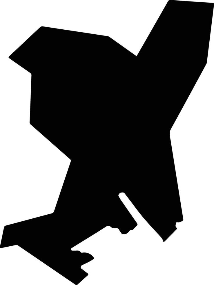 Ichikawa Japan silhouette map vector