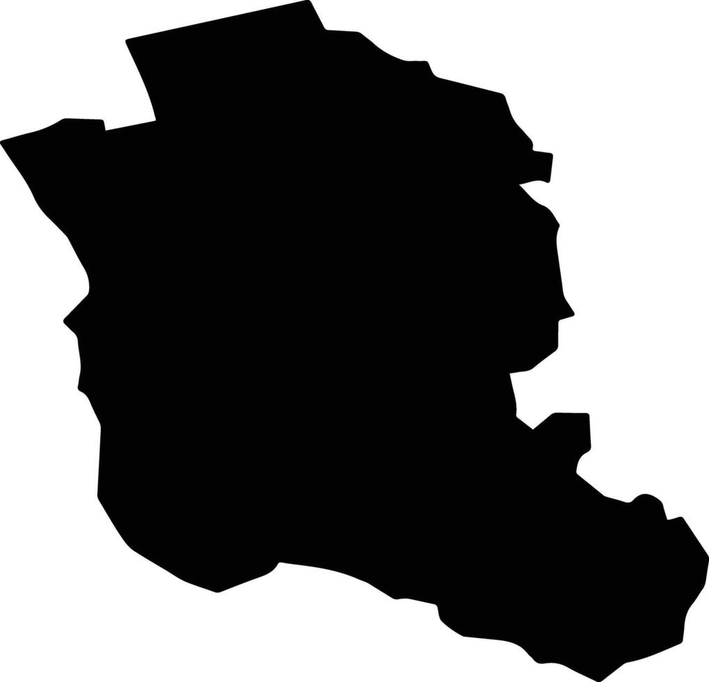 Ig Slovenia silhouette map vector