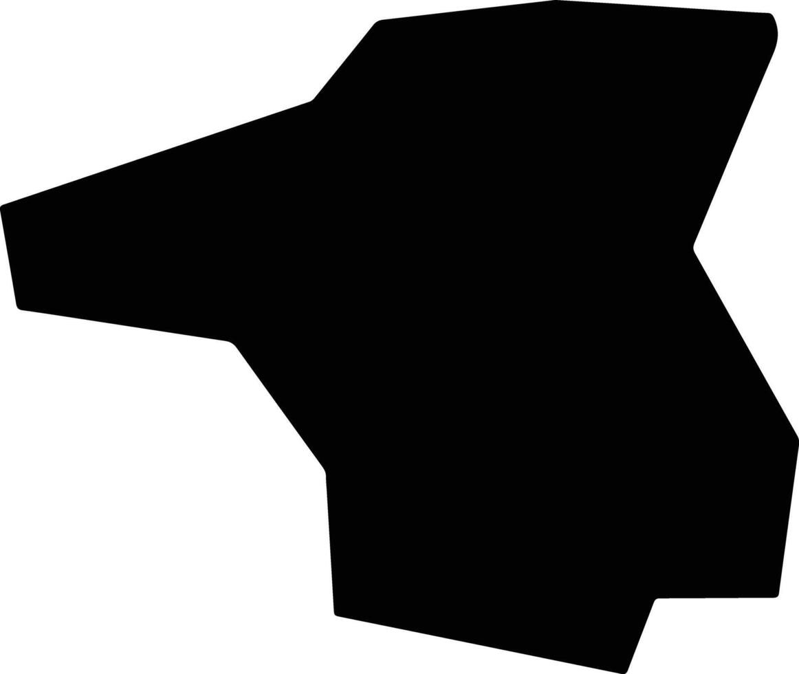 Igaracy Brazil silhouette map vector