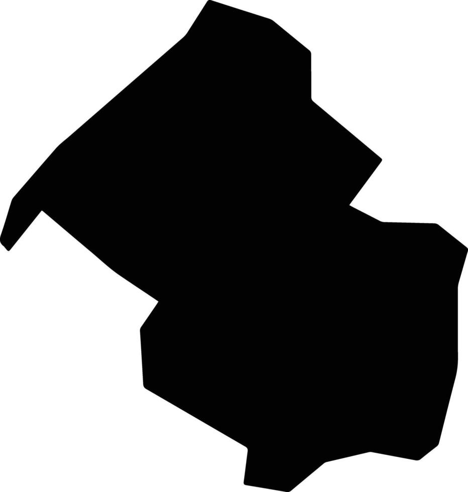 Igara Uganda silhouette map vector