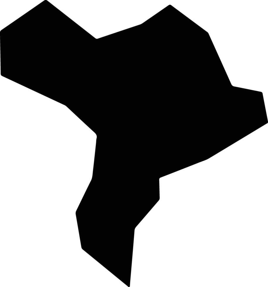 Igaratinga Brazil silhouette map vector