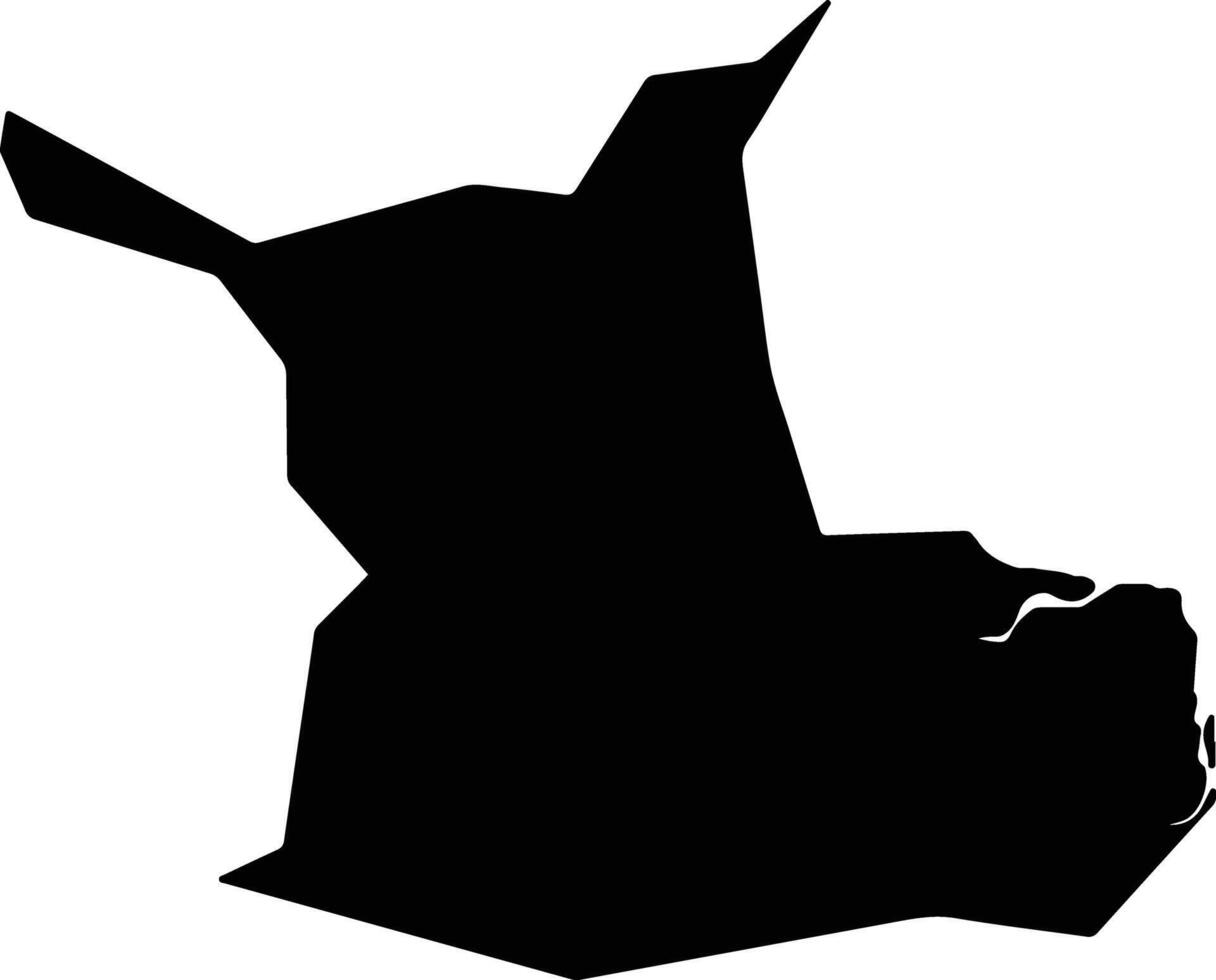 Igarassu Brazil silhouette map vector